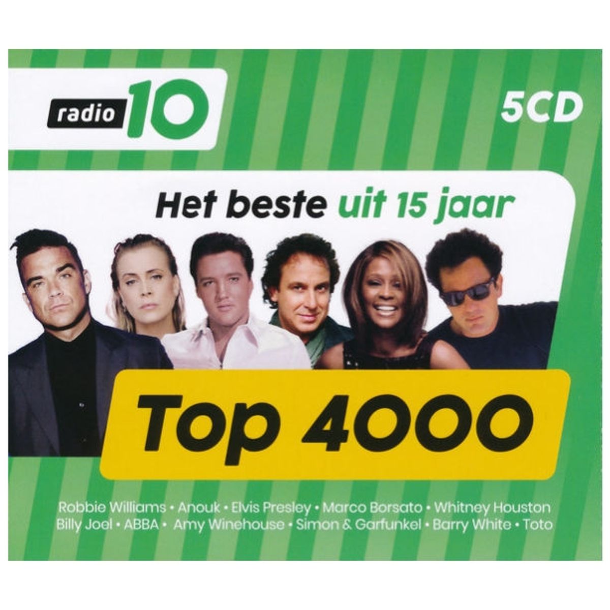 HITWAY MUSIC - TOP 4000 - HET BESTE UIT DE RADIO 10 (5CD) - CD HITWAY MUSIC