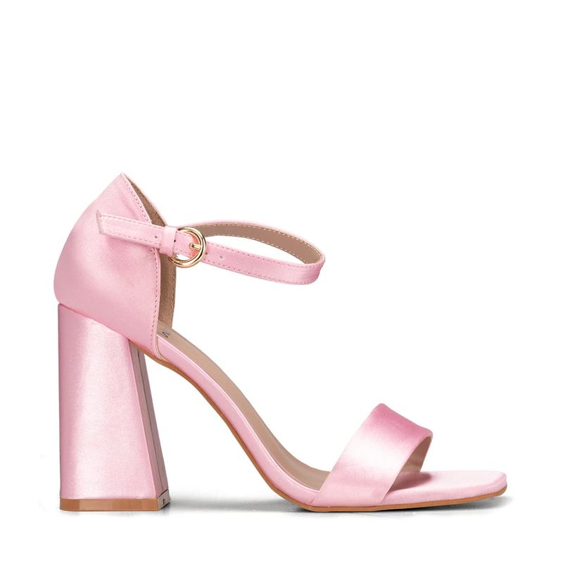 WEIDE - Sandalia Taco Alto Rosado Fiesta QIU335 Weide