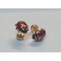 GENERICO - Aros oro chinitas esmaltadas abridores