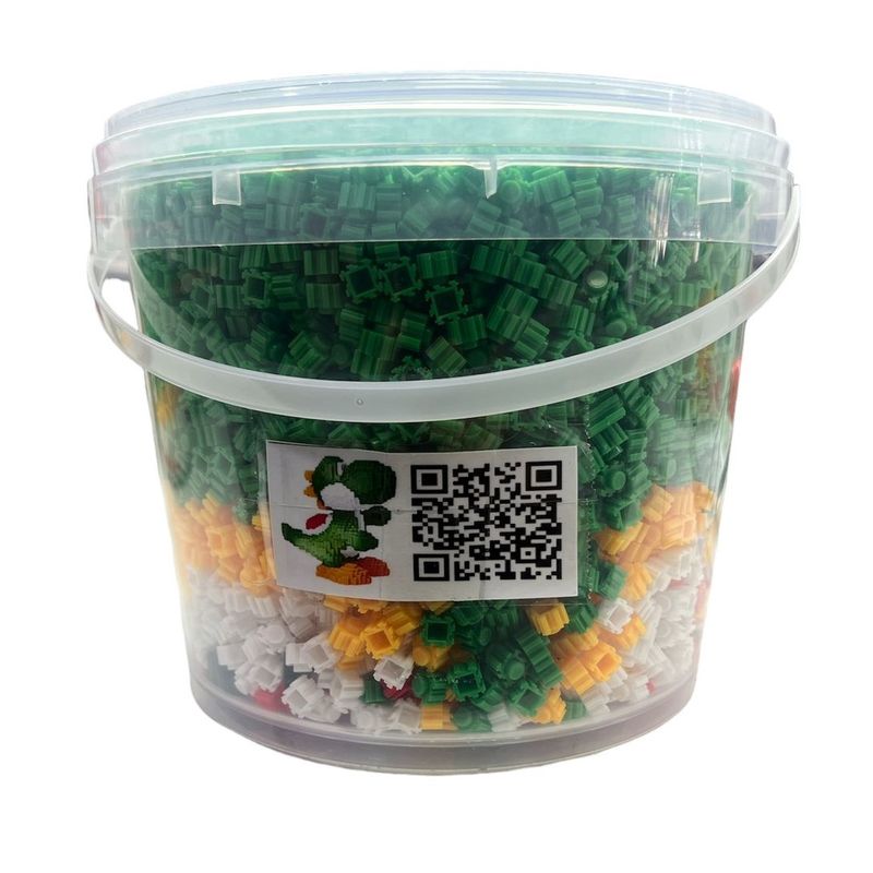 GENERICO - ARMABLE 3D MICRO BLOCKS YOSHI GRANDE 26CM