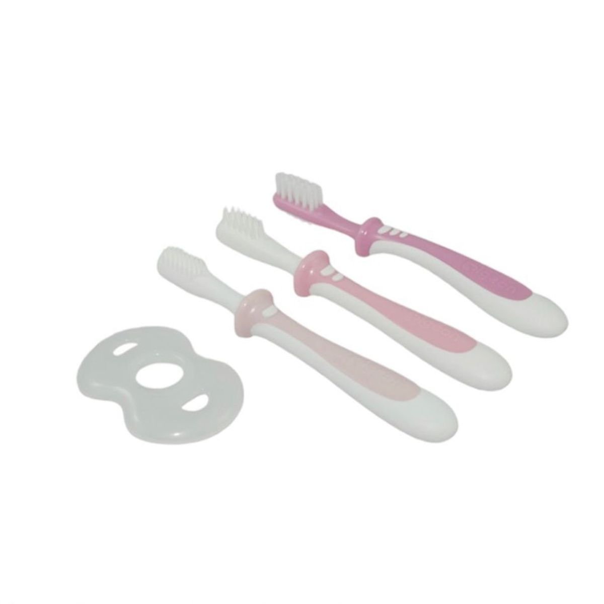 PIGEON - Set de cepillos dentales de aprendizaje rosado PIGEON