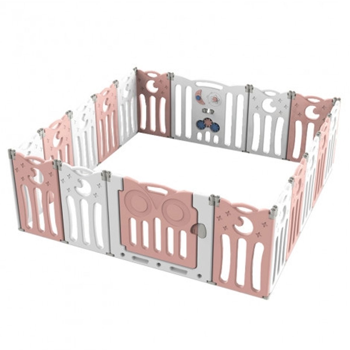 TALBOT - Corral Plegable Infantil Bebe L Rosa Talbot