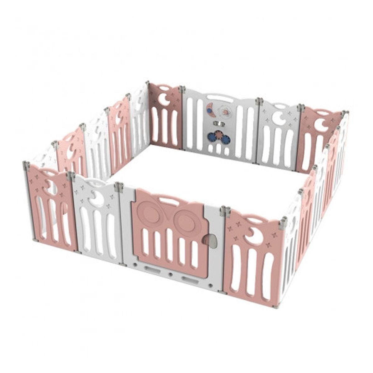 TALBOT - Corral Plegable Infantil Bebe L Rosa Talbot