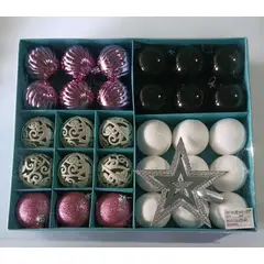 OEM - 30 BAMBALINAS DECORATIVAS ADORNOS DE NAVIDAD