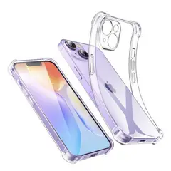 GENERICO - Carcasa Para iPhone 15 Transparente Reforzada