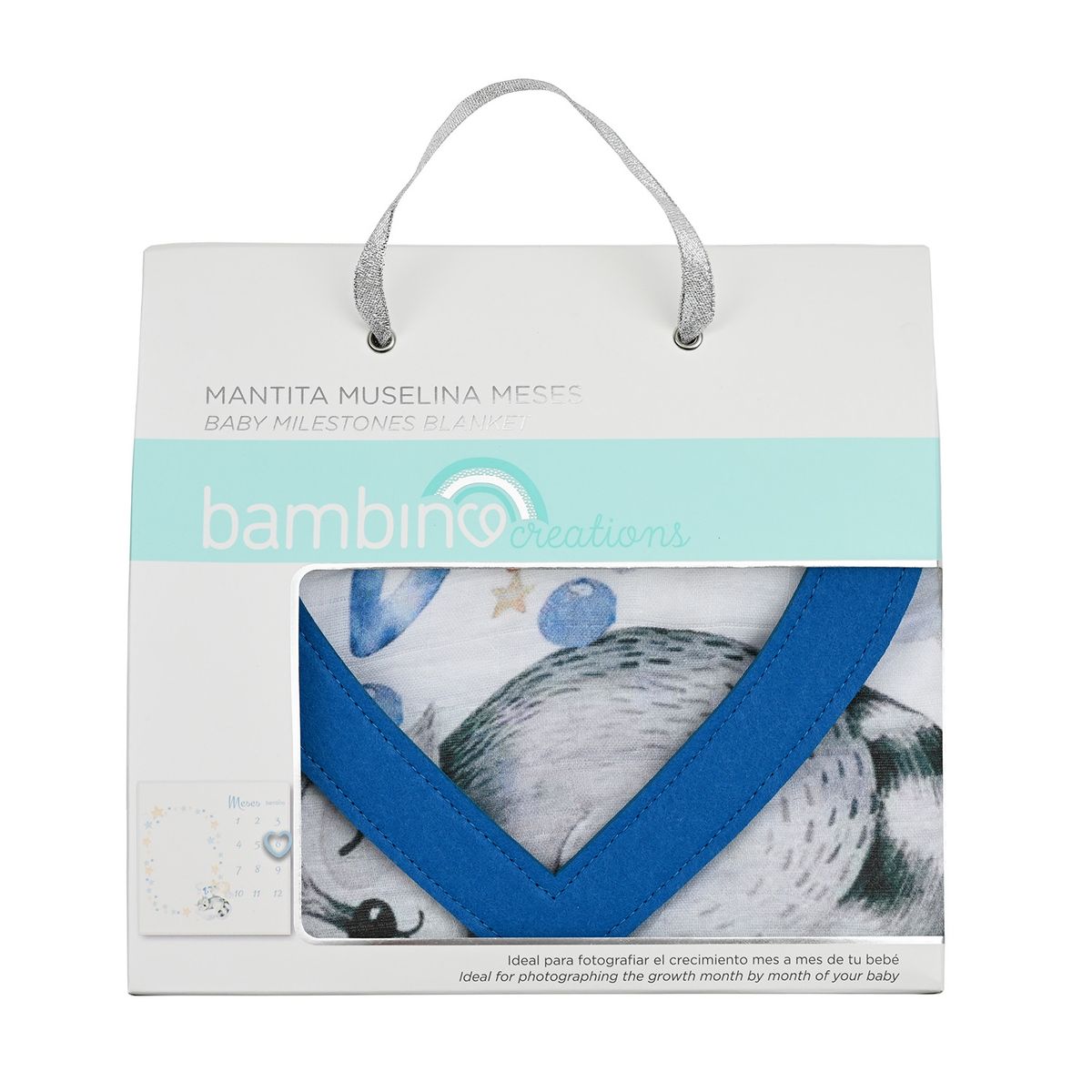 BAMBINO - Manta para contar meses bebé niño