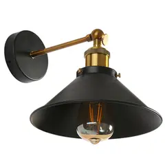 GENERICO - Lampara Aplique Para Paredtecho Negro Rosca E27 Want