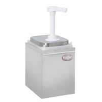 Dispensador de salsa 1x2 Lt. Acero Inoxidable