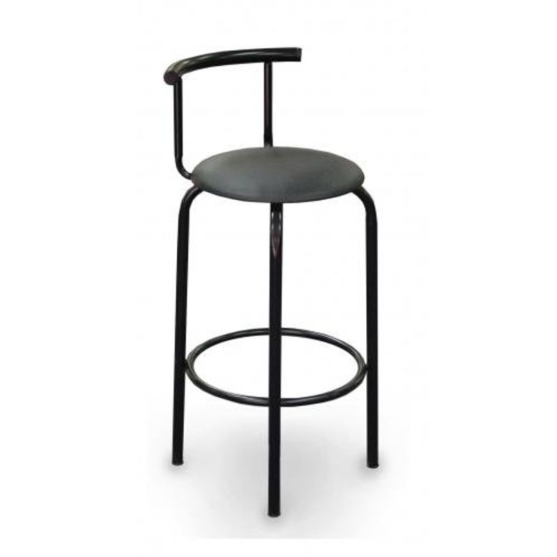 AGM - Taburete Back Color Negro.