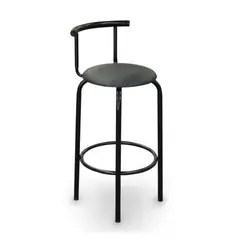AGM - Taburete Back Color Negro.