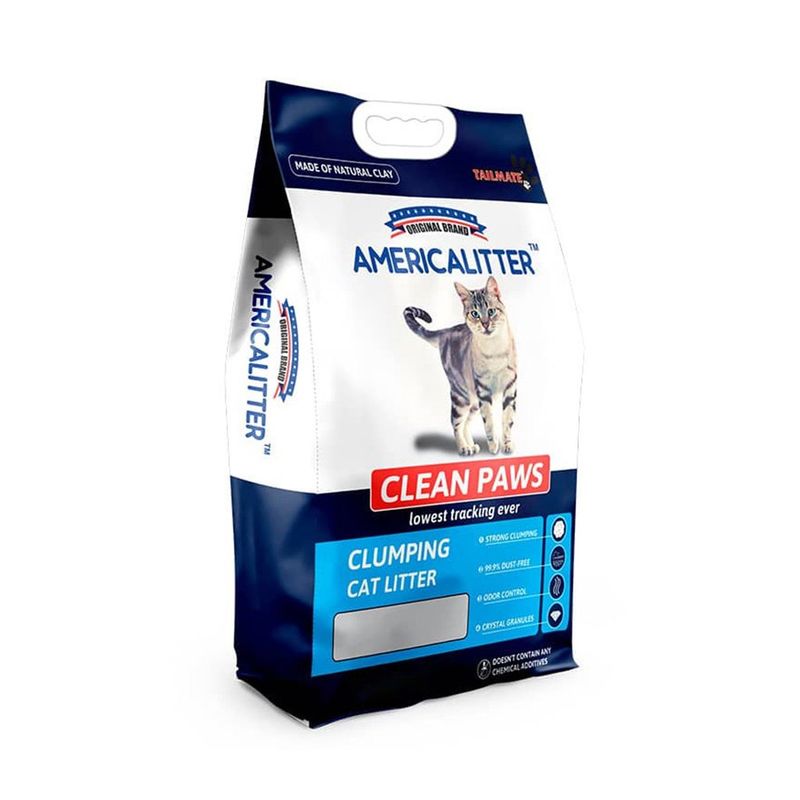 AMERICA LITTER - Arena Para Gatos Clean Paws America Litter 7kg