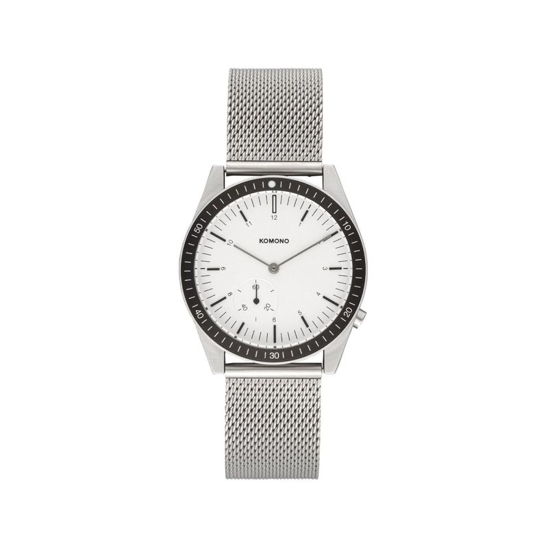 KOMONO - Reloj Análogo Unisex Ray Legacy Mesh Silver