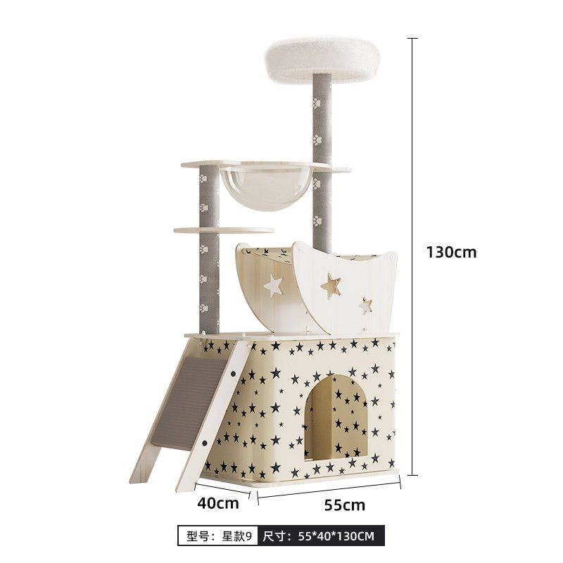 GENERICO - Torre Rascador Casa Torre Animales Para Gatos M-9