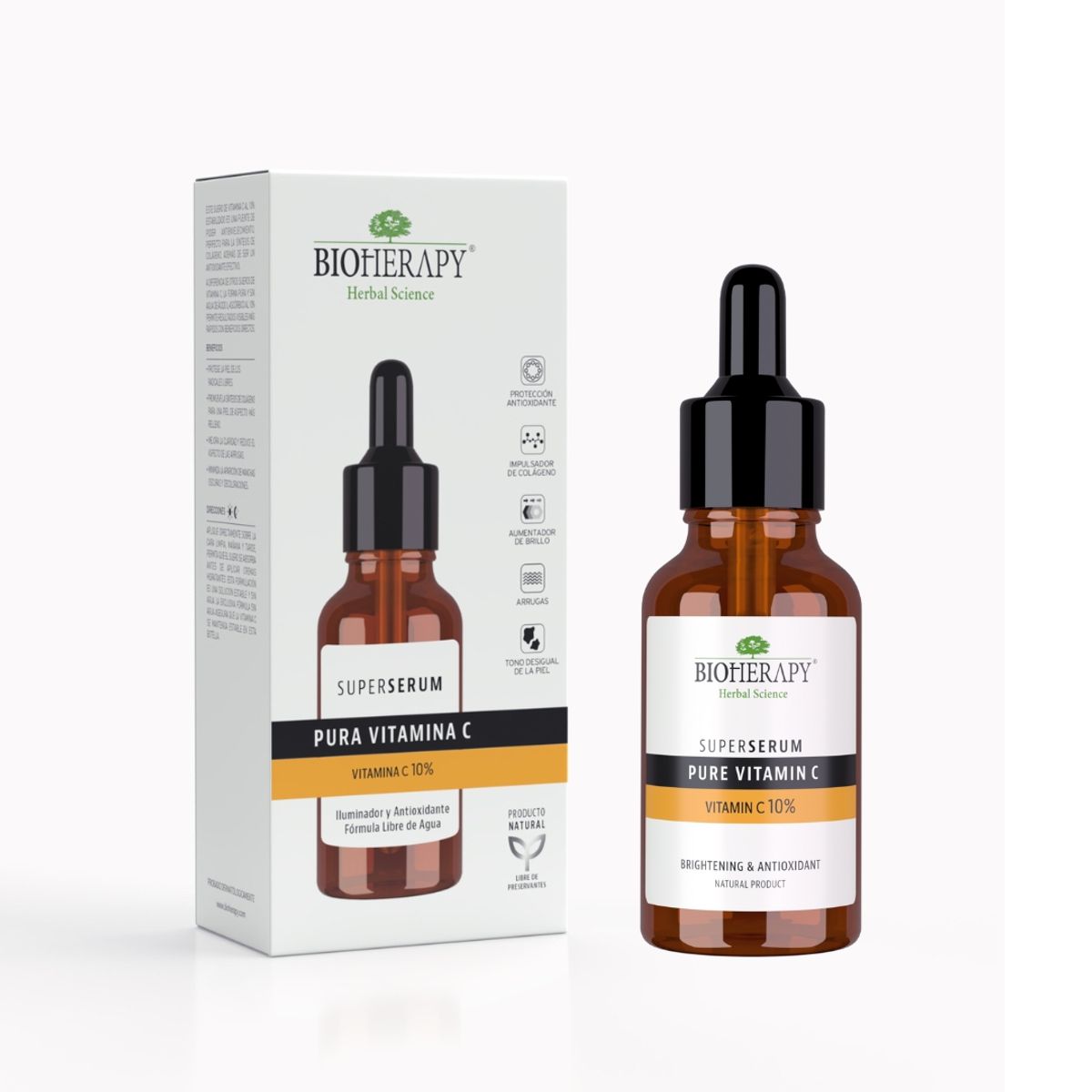 BIOHERAPY - Serum Facial Vitamina C pura Antiedad Bioherapy 30 ml BIOHERAPY.