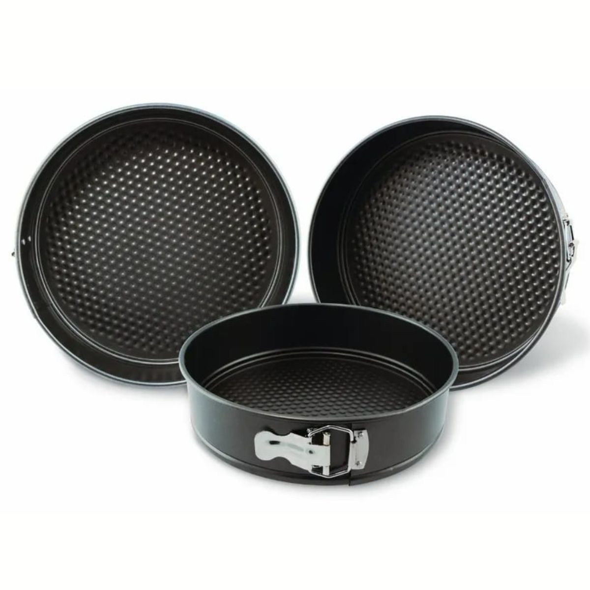 OEM - SET 3 MOLDES REDONDOS ANTIADHERENTES REPOSTERIA