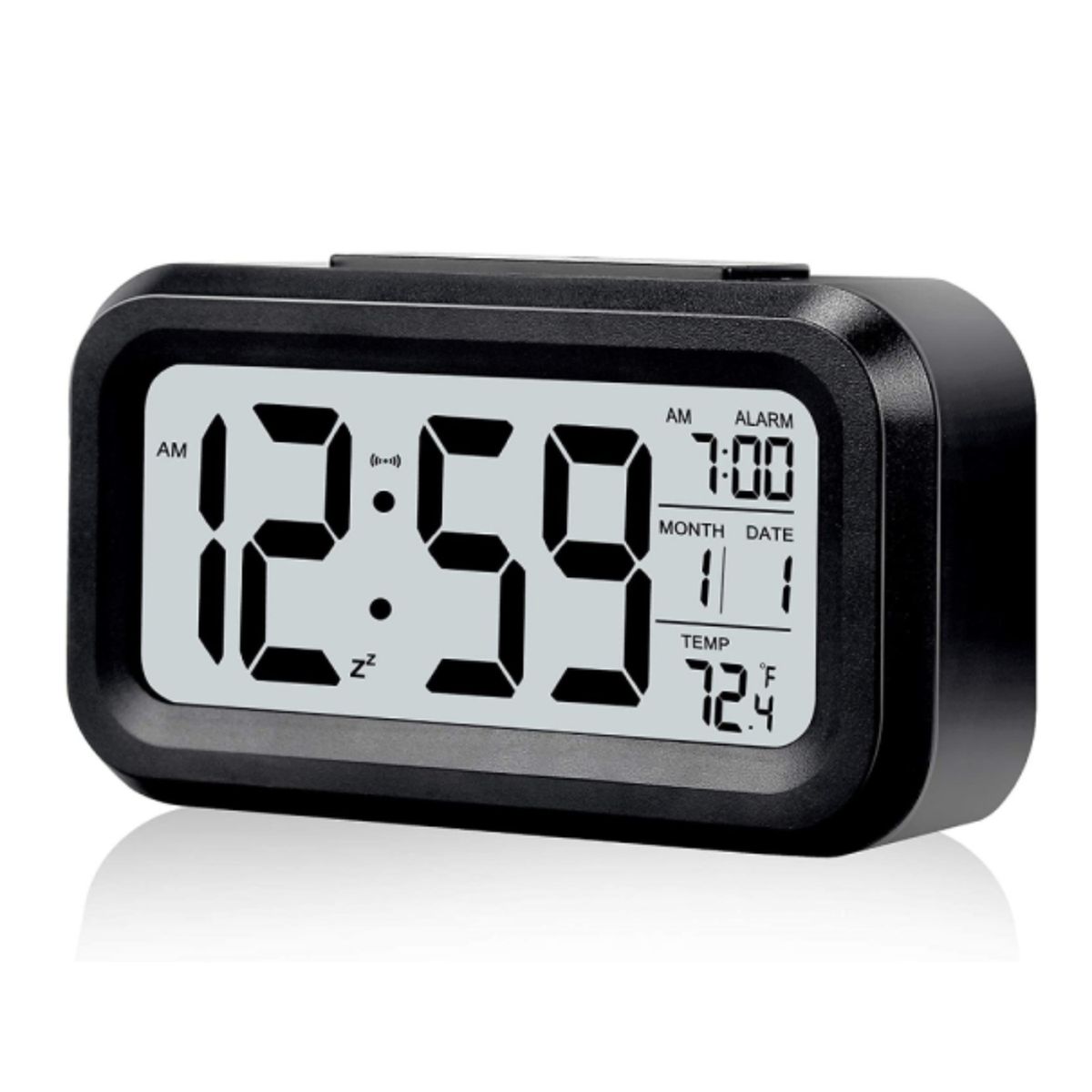 OEM - RELOJ ALARMA DESPERTADOR DIGITAL CON ILUMINACION