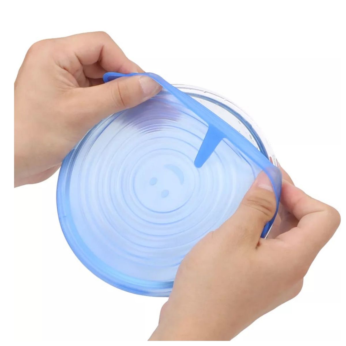 OEM - TAPAS DE SILICONA EXTENSIBLE ANTI ESCURRIMIENTO 6 PIEZAS