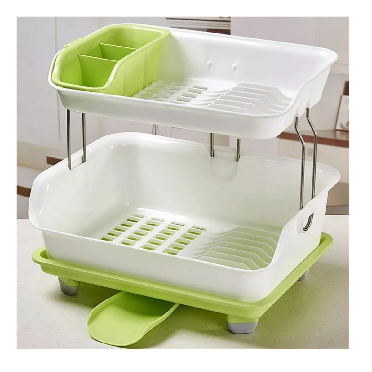 OEM - ESCURRIDOR DE PLATOS 2 NIVELES PLASTICO