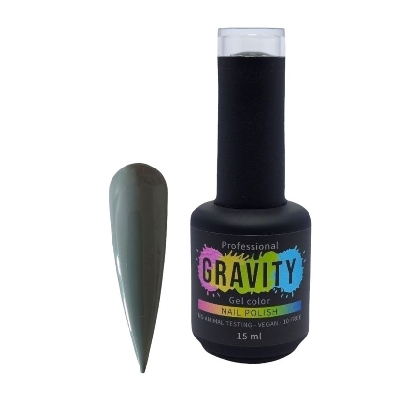 GRAVITY - Gris Medio Esmalte Permanente Profesional 15ml 023.