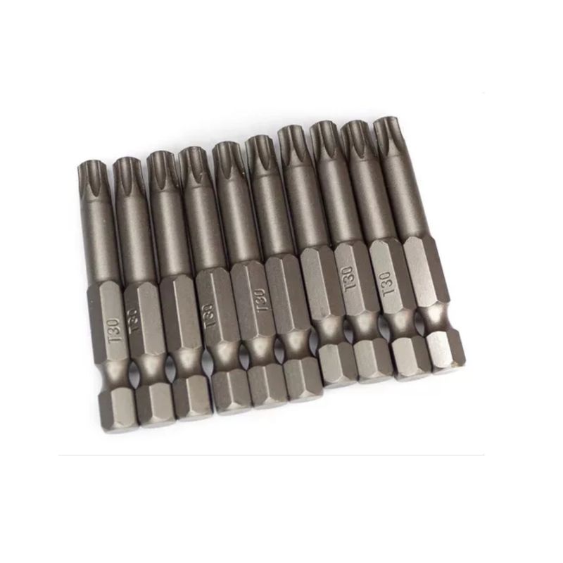 TUHAUS - Punta Magnética Torx T30 50 Mm - Set De 10 Unidades