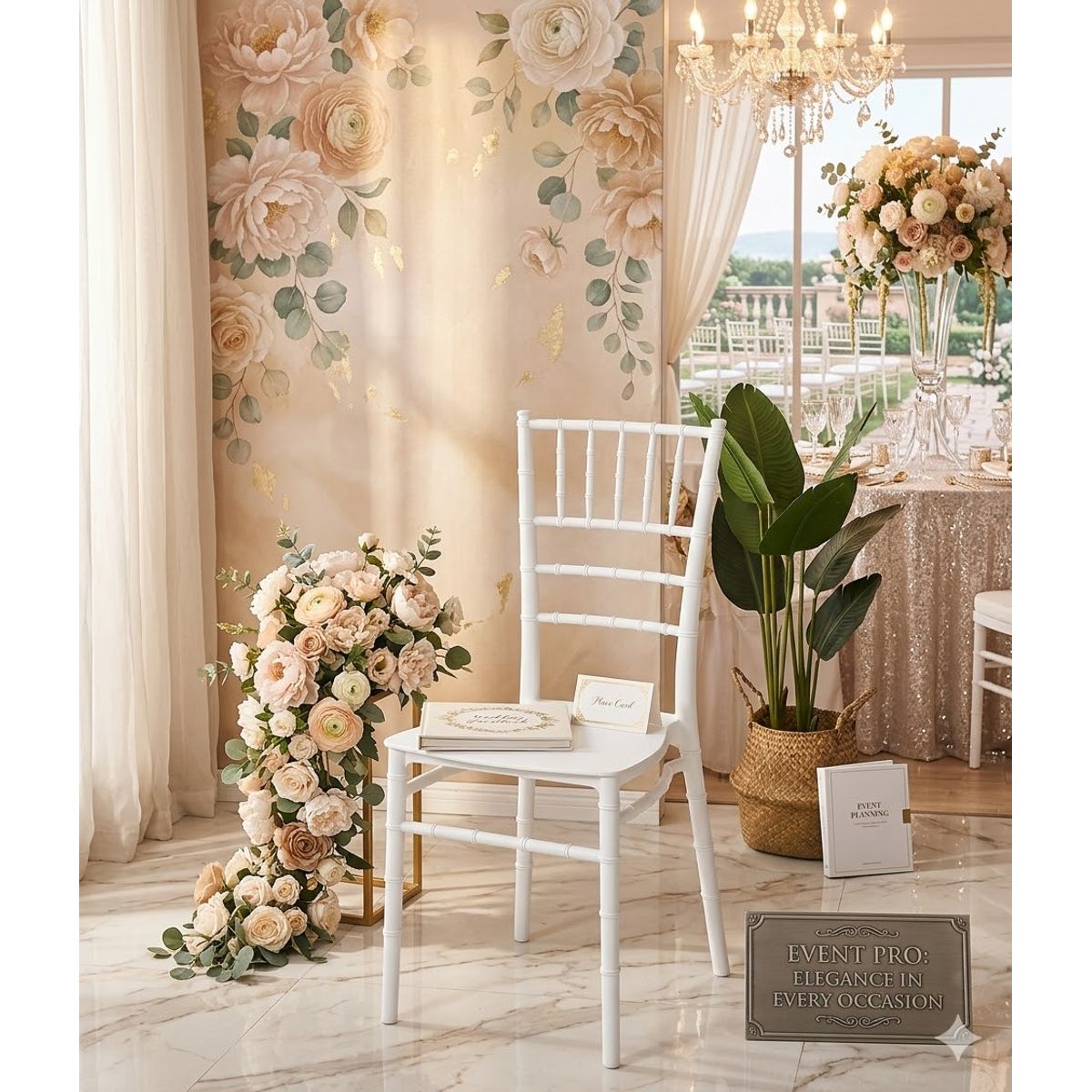GENERICO - SILLA CHIAVARI COLOR BLANCO POLIPROPILENO