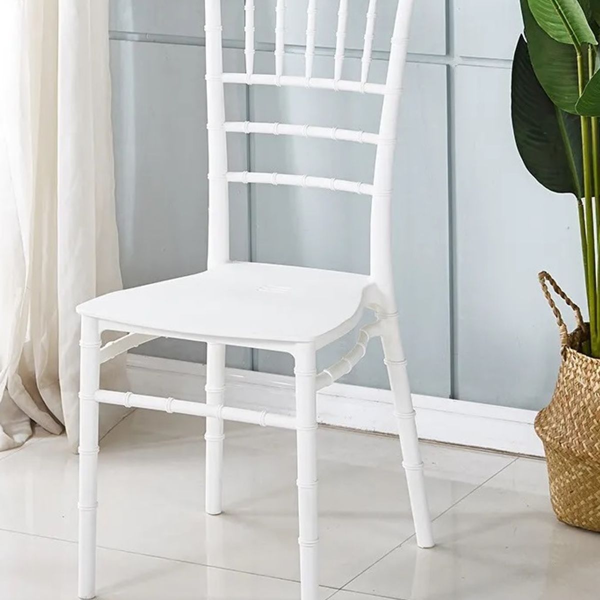GENERICO - SILLA CHIAVARI COLOR BLANCO POLIPROPILENO