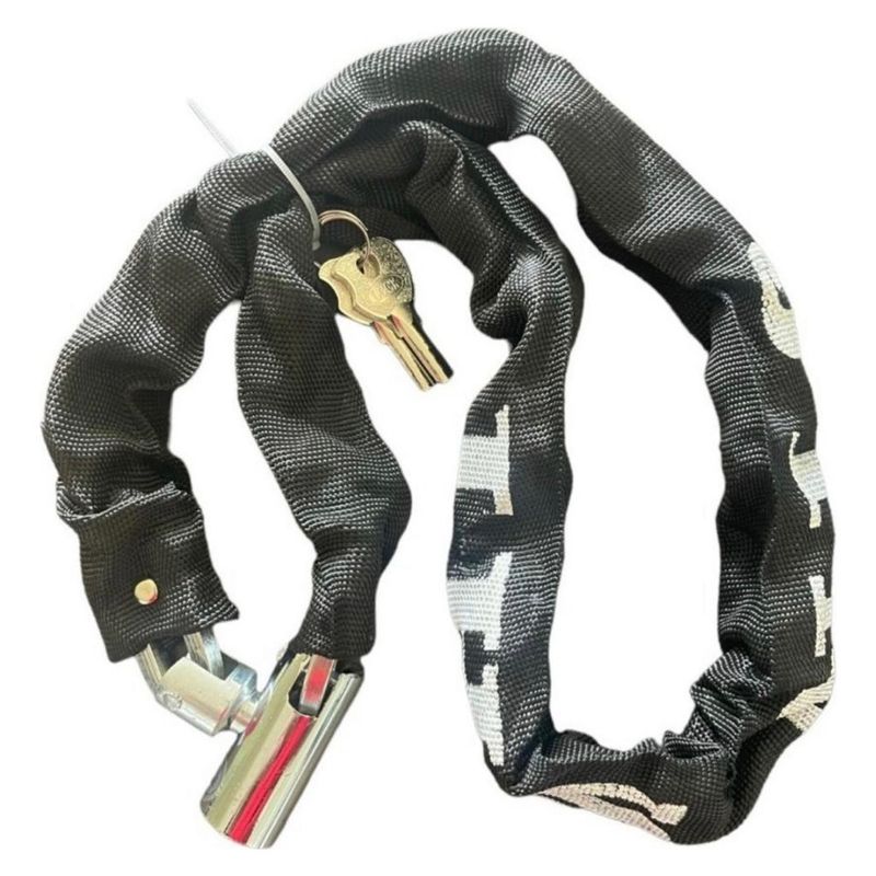 GENERICO - Cadena Seguridad Para Bicicletabici Moto Motocicleta