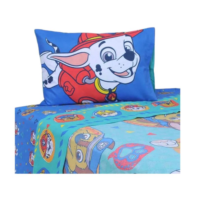 PAW PATROL - Juego De Sabanas Paw Patrol Triangulo 1.5 Plazas
