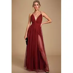 LUNA - Vestido De Fiesta Y Gala Multiuso Mujer