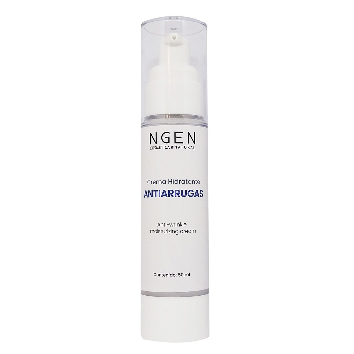 COSMETICA NATURAL NGEN - Crema Antiarrugas con Ácido Hialurónico 50 ml..-