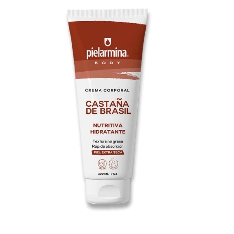PIELARMINA - Crema Corporal Castaña de Brasil 200 ml.