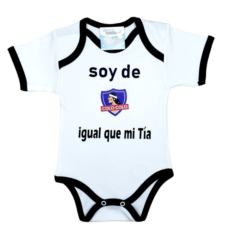 GENERICO - Body bebe soy de colo-colo igual que mi tia