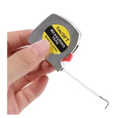 GENERICO - Llavero Mini Cinta Metrica Huincha Regla Medir 1mt Bolsillo