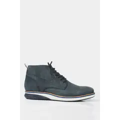 VELEZ - Vélez Botas Casual Play Cuero Hombre Efecto Envejecido Azul