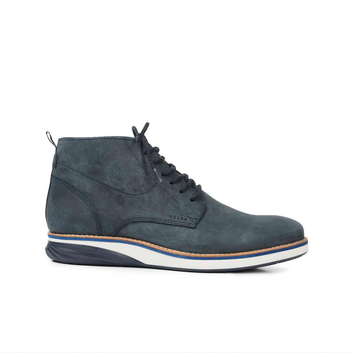 VELEZ - Vélez Botas Casual Play Cuero Hombre Efecto Envejecido Azul