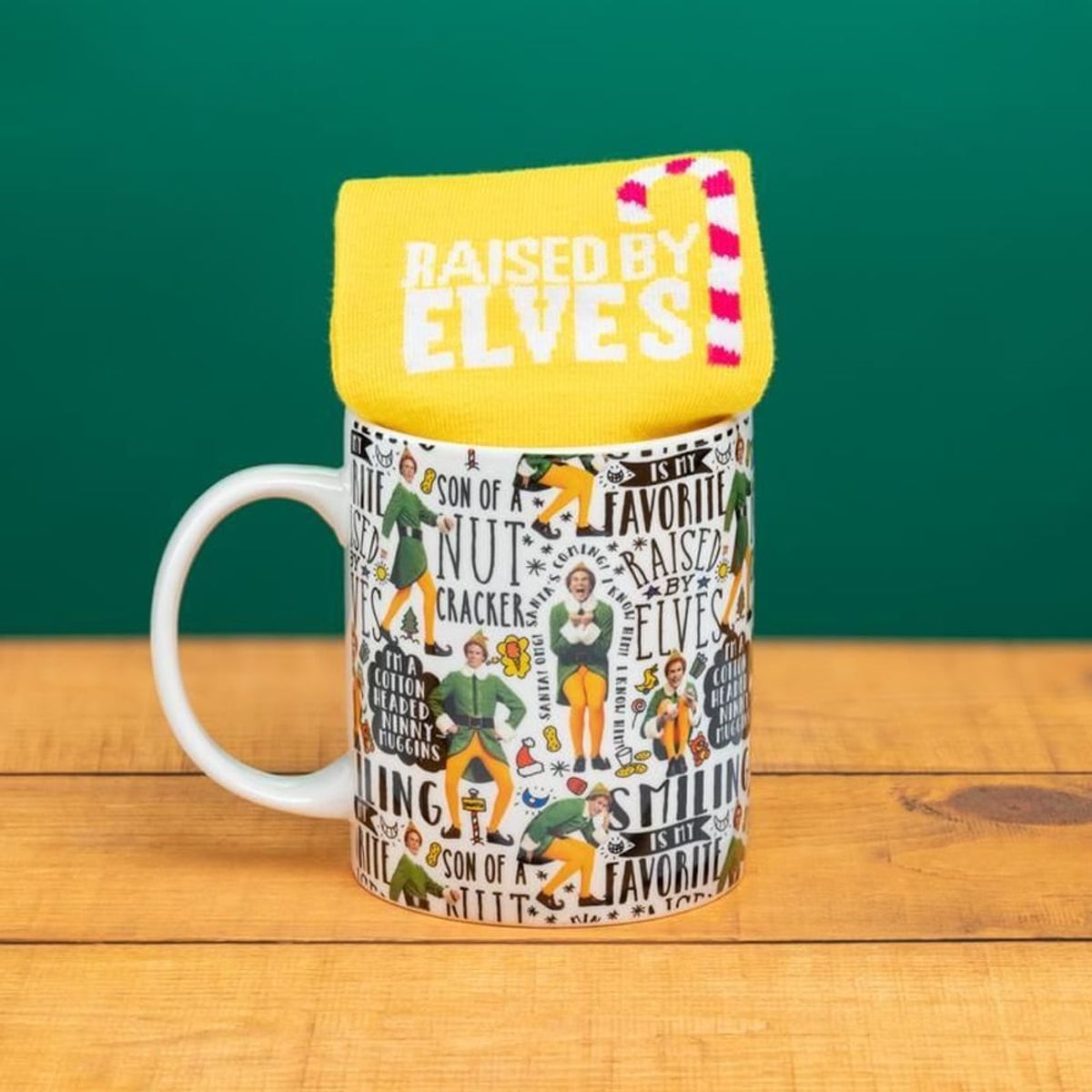 PALADONE - MEDIAS Y TAZA DE ELF MUG AND SOCKS