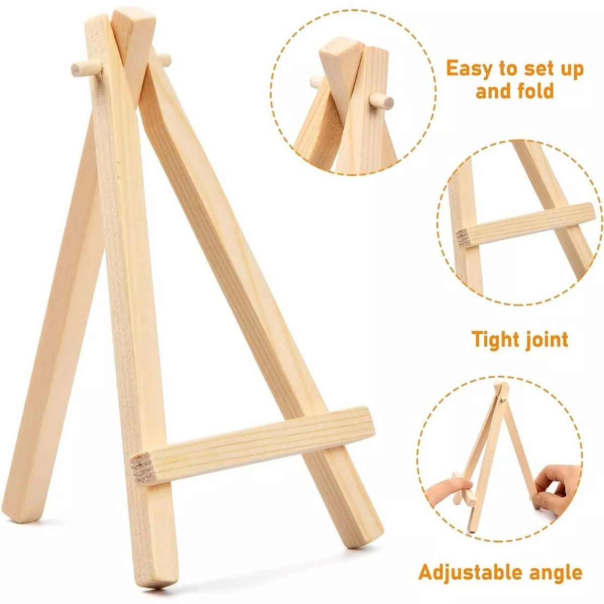 KUANGYE - Set 12 Mini Atril Soporte Escritorio 16x9cm