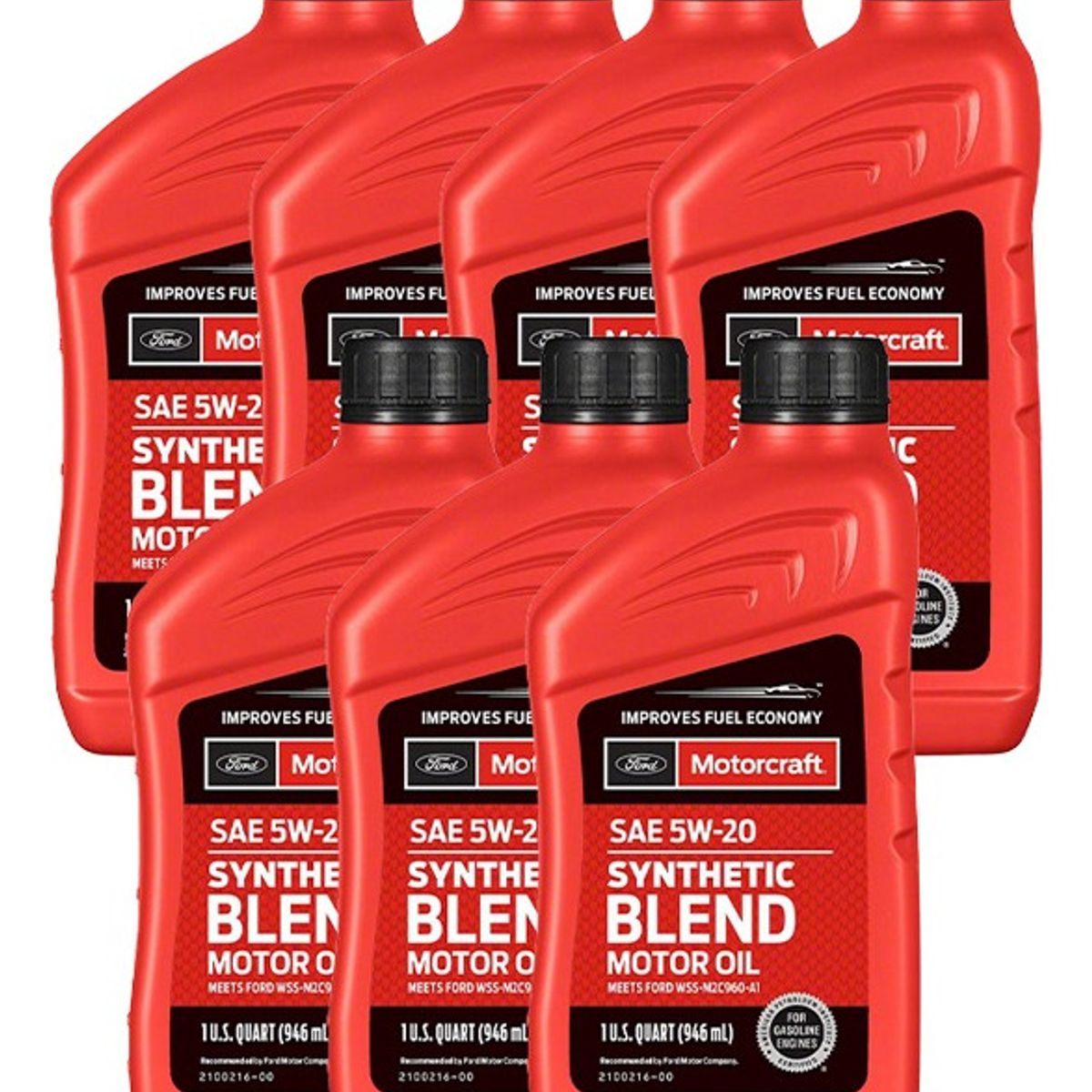 FORD - Aceite Genuino Ford Motorcraft Sae 5w20 (7 Unidades) 6.6 Lt