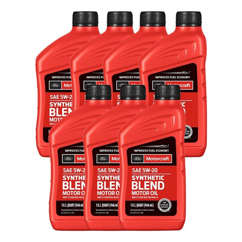 FORD - Aceite Genuino Ford Motorcraft® Sae 5w20 (7 Unidades) 6.6 Lt