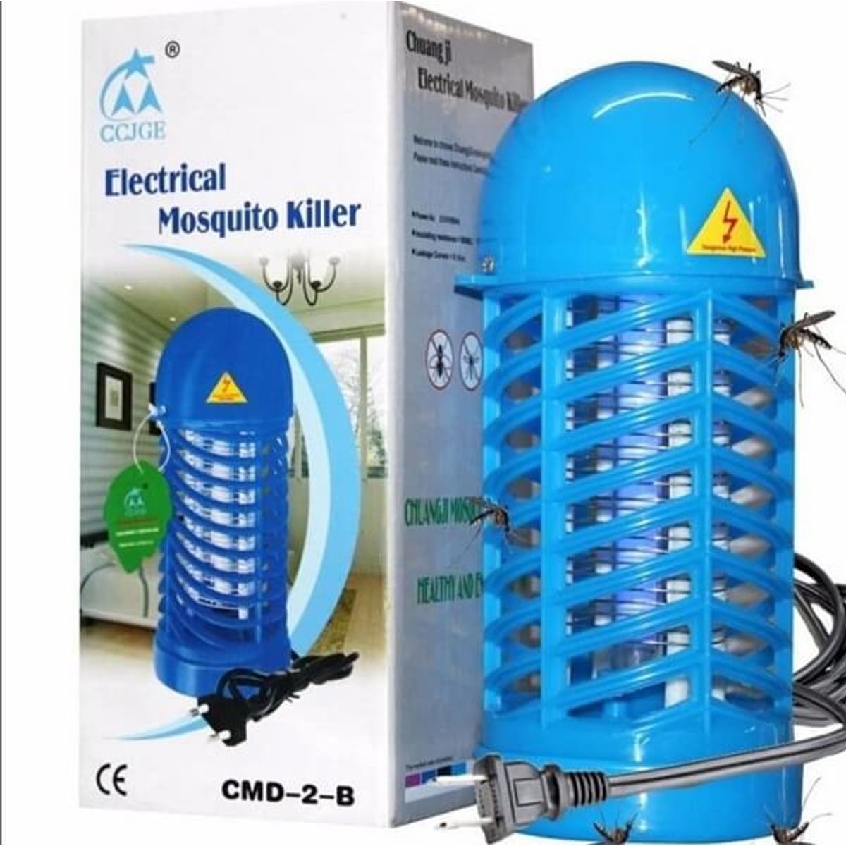 GENERICO - Lampara matamosquito eléctrico UV mata insectos