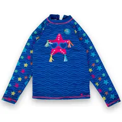 PILLIN - Polera UV Niña Azul - Azul