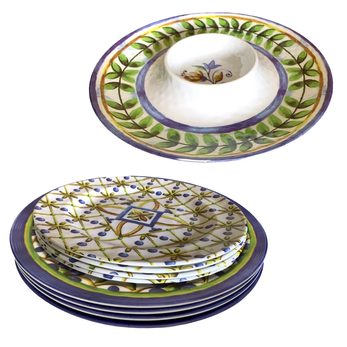 BONITA HOME - Pack de 9 piezas de Melamina Mod: BH-TX-03