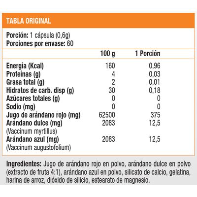 Imagen 2 del producto Cranberry Plus (60 caps)