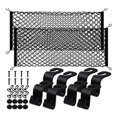 U BUY - 2pcs Soporte De Malla Elástica De Para Maletero De Coche