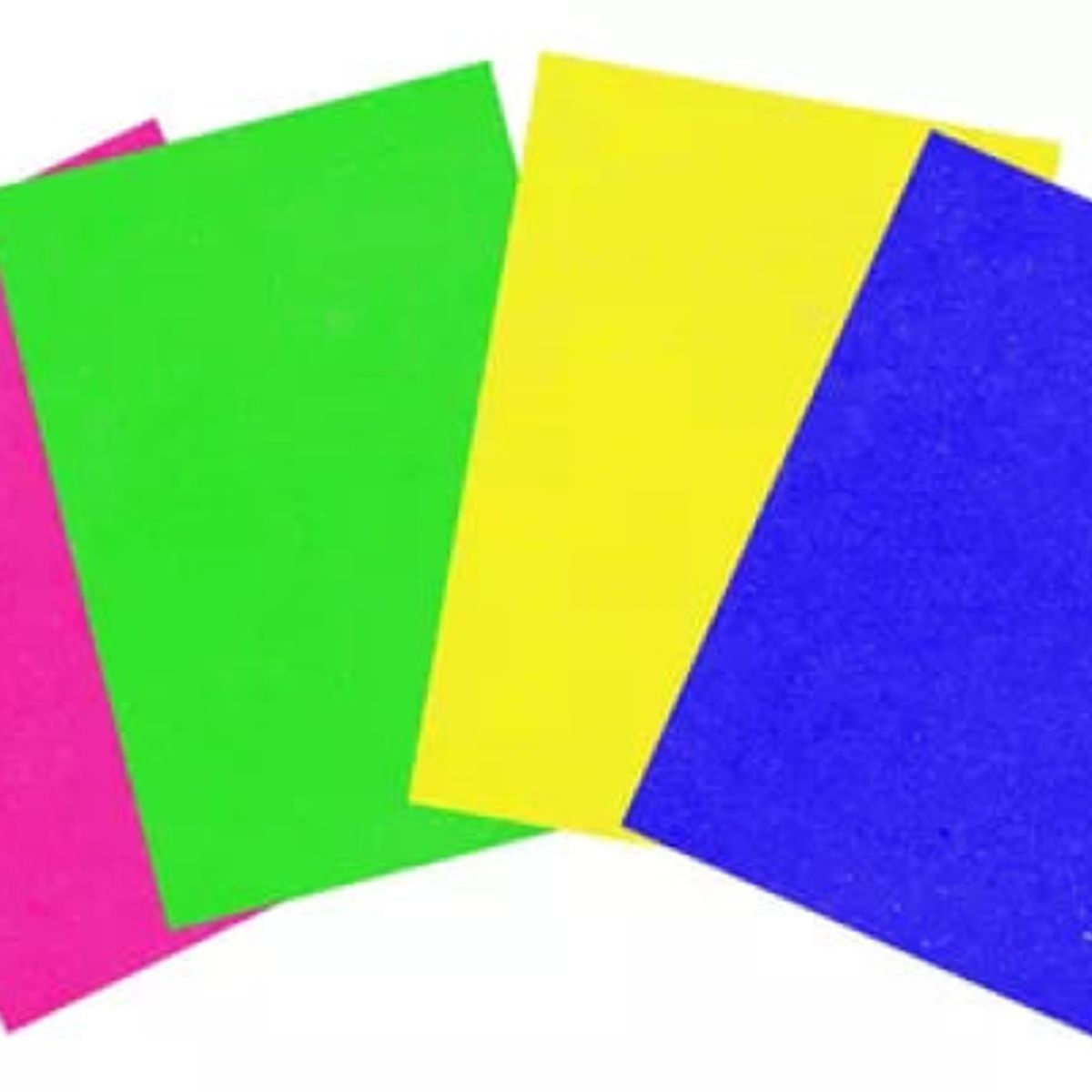 GENERICO - Block De Papel Adhesivo De Colores Fluorescentes 4 Hojas