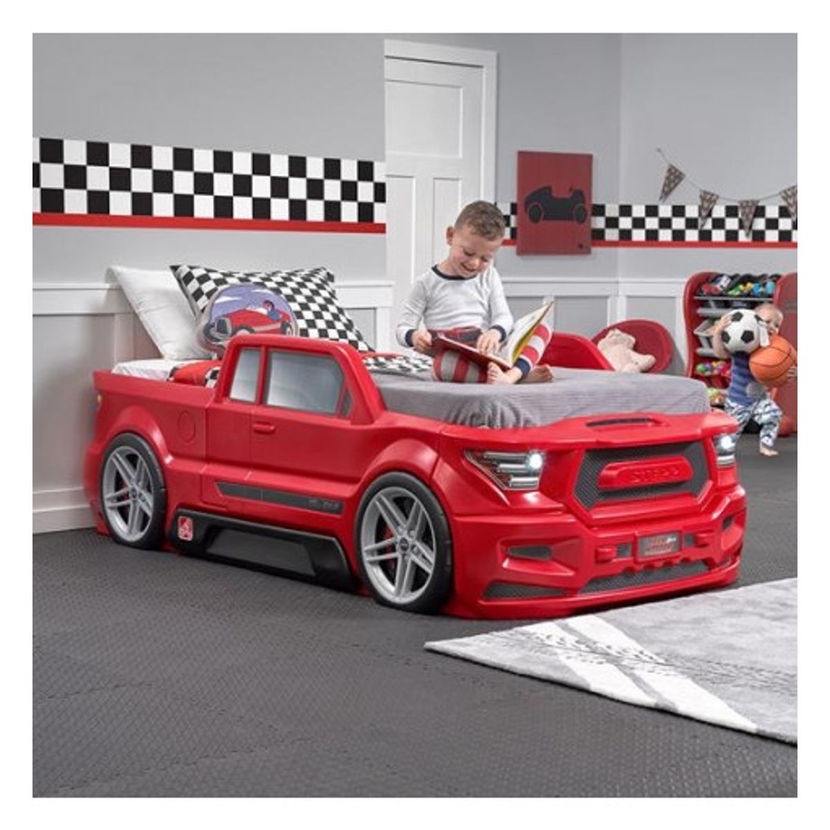 STEP 2 - Cama Infantil 1 Plaza Niños Camión Step2