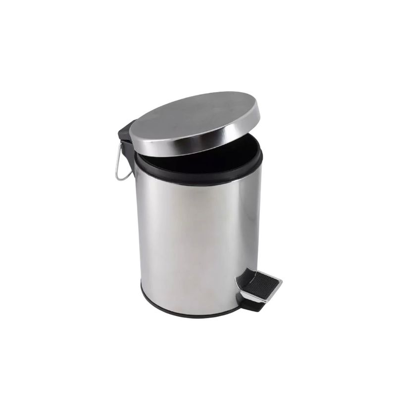ALDAY - Basurero de Pedal de 8Litros en Acero Inoxidable