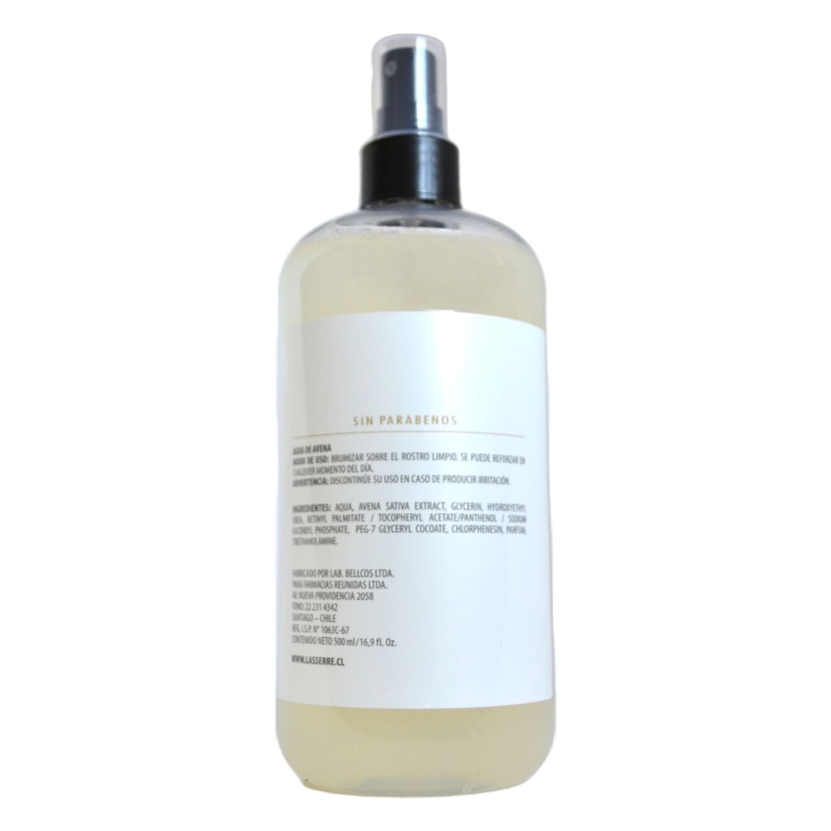 LASSERRE COSMETIQUE - Agua de Avena 500 ml Lasserre Cosmétique.