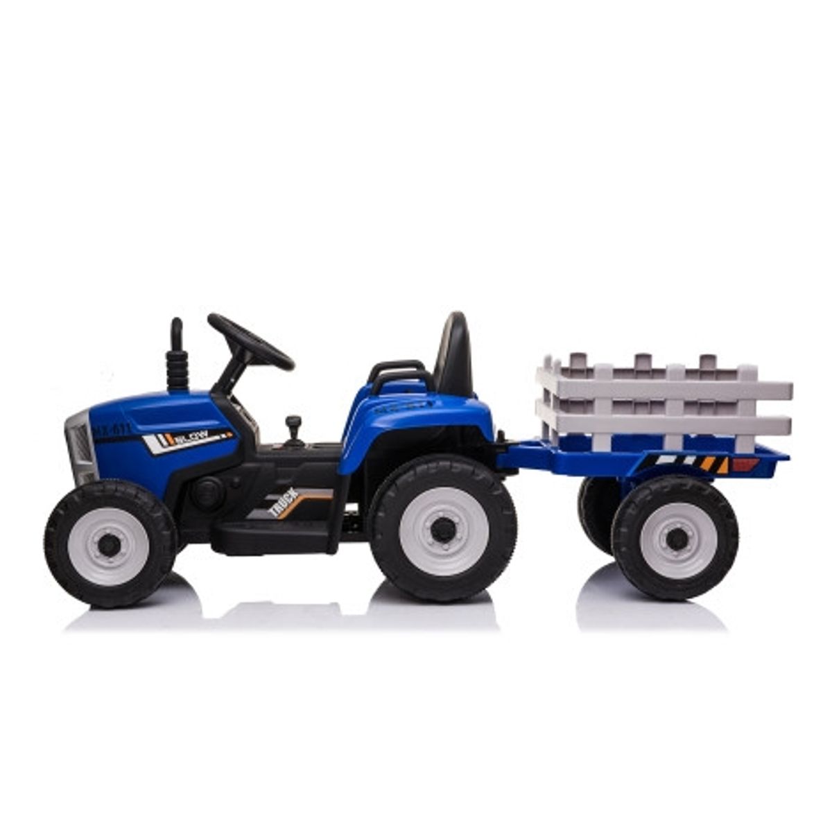 TALBOT - Tractor Infantil 12v con Carro 12V Azul Talbot