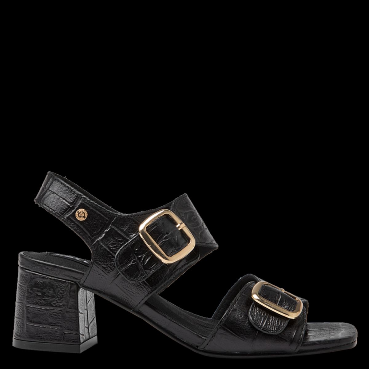 POLLINI - Sandalia Casual Negro Pollini